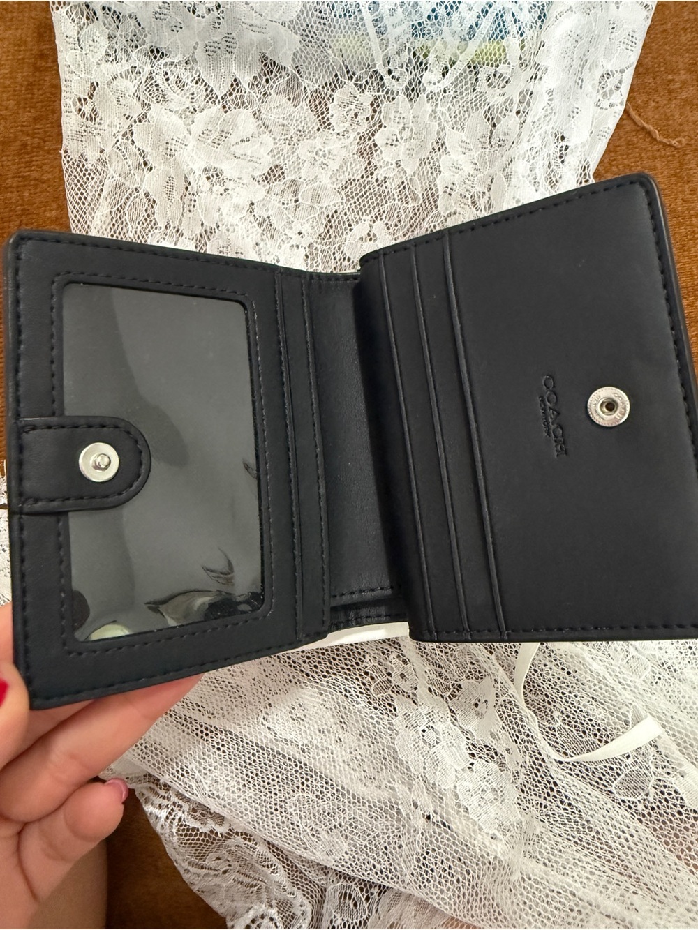 Snap Wallet In Signature Jacquard - Picture 3 of 5
